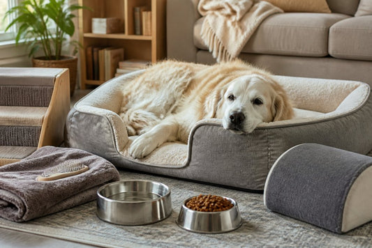 Comfort Living Accessories for Senior Dog Wellness