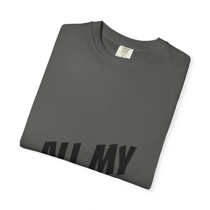 T-Shirt — "ALL OF years of awesomeness" Minimal Anniversary Birthday Tee