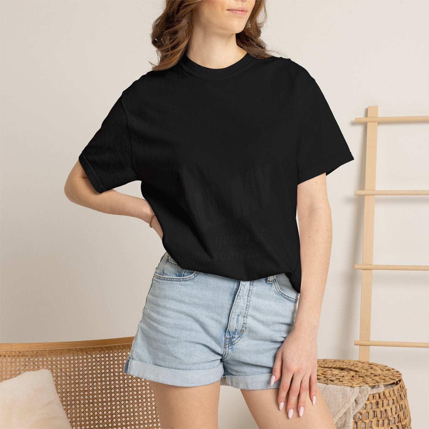 T-Shirt — "ALL OF years of awesomeness" Minimal Anniversary Birthday Tee