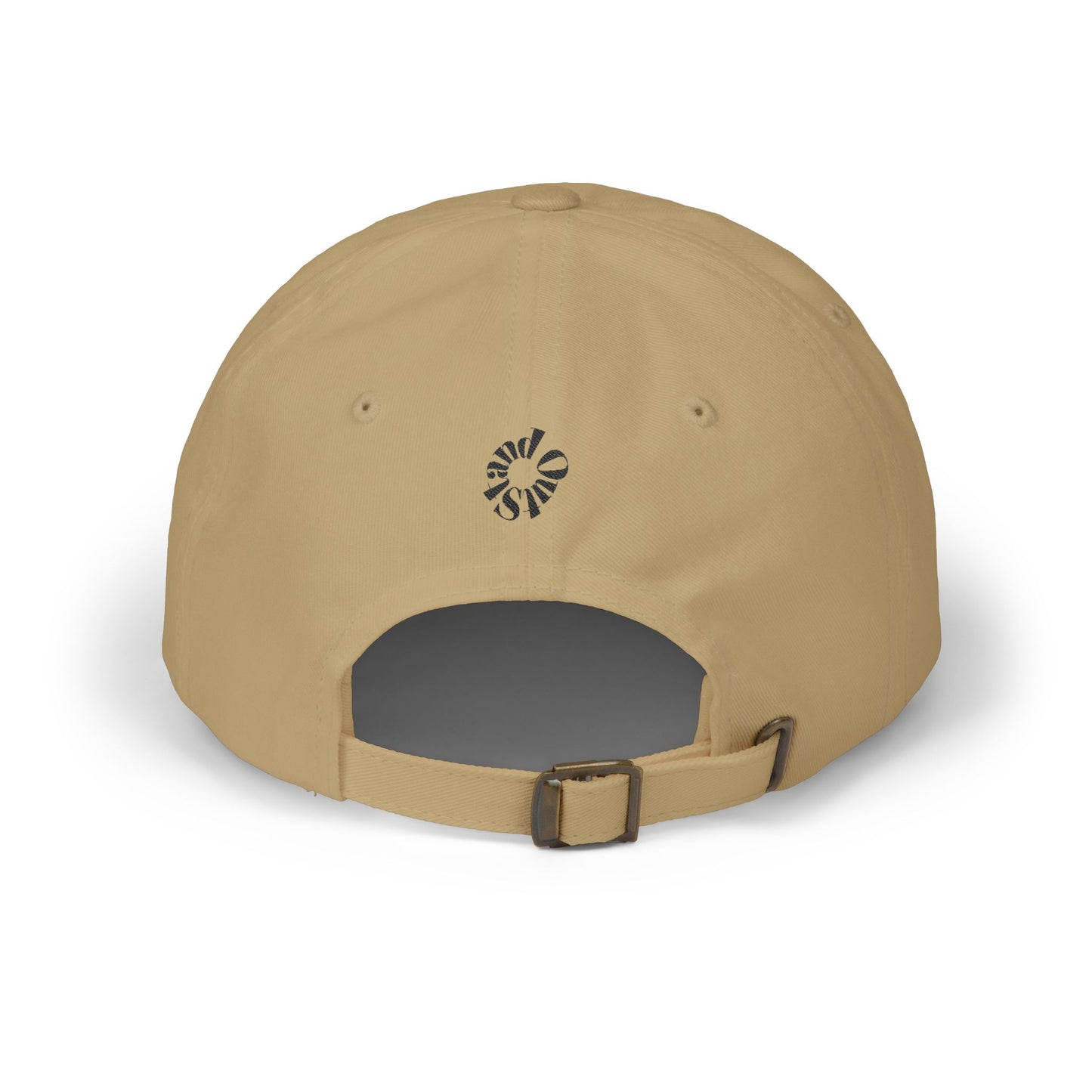 Classic Dad Cap — "Stand Out" Embroidered White Baseball Hat