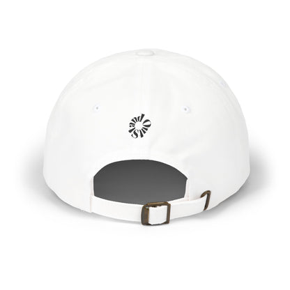 Classic Dad Cap — "Stand Out" Embroidered White Baseball Hat