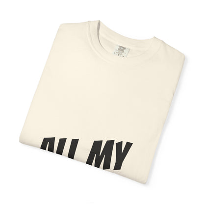T-Shirt — "ALL OF years of awesomeness" Minimal Anniversary Birthday Tee
