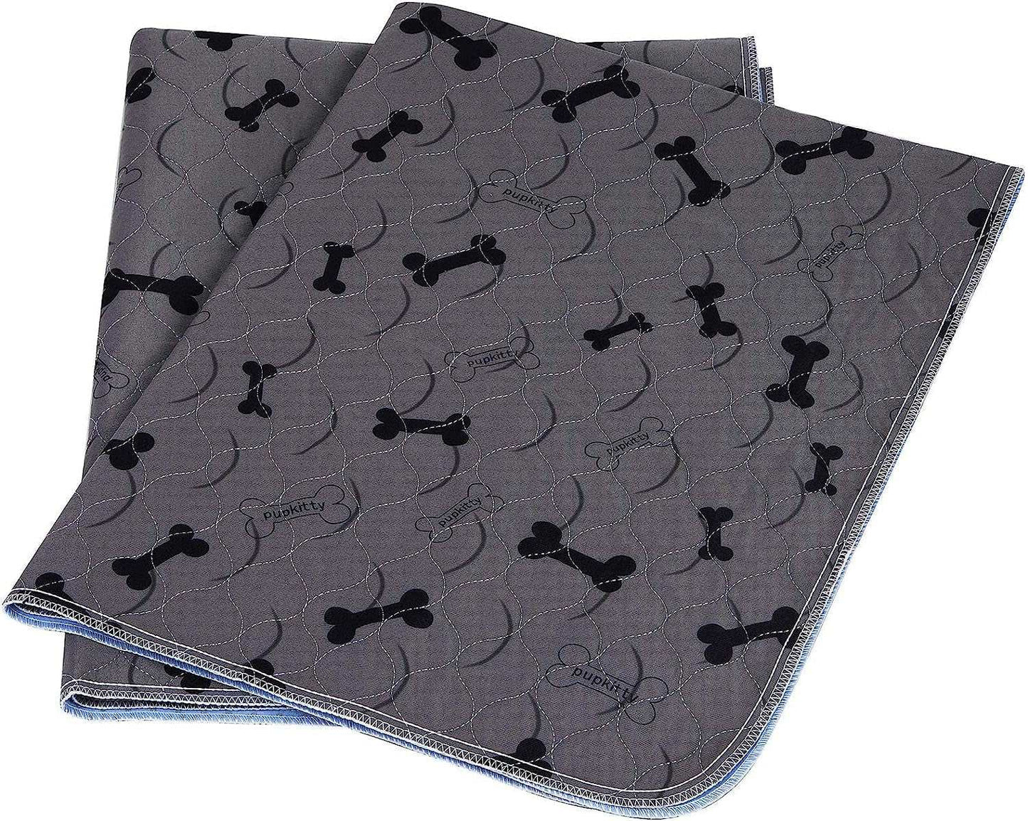 Washable dog pee pads with anti-slip bottom and super absorbent 4-layer design for puppy training and whelping
