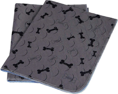 Washable dog pee pads with anti-slip bottom and super absorbent 4-layer design for puppy training and whelping