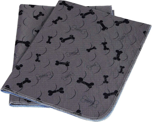 Washable dog pee pads with anti-slip bottom and super absorbent 4-layer design for puppy training and whelping