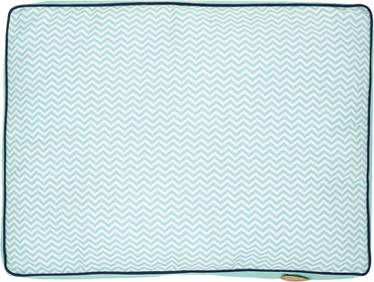 Jonathan Adler Now House for Pets Teal Chevron Cushion Dog Bed, Large: Machine Washable Dog Bed for Large Dogs by Jonathan Adler