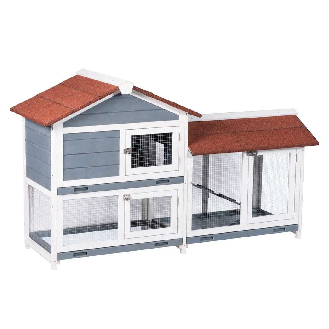 Wooden Waterproof Rabbit Hutch Pet House