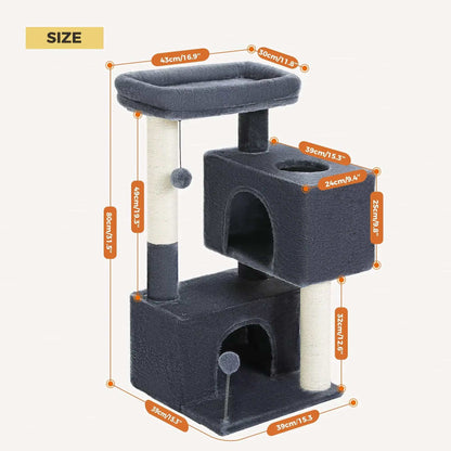 Cat Tree for Large Cats Cat Tower for Indoor 